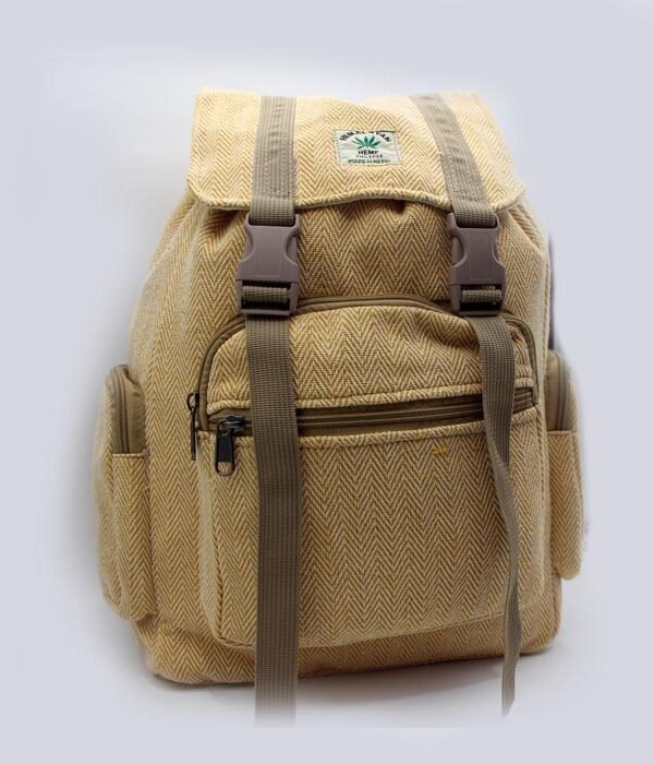 Himalayan Hemp Herringbone Backpack