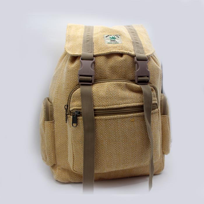 Himalayan Hemp Herringbone Backpack